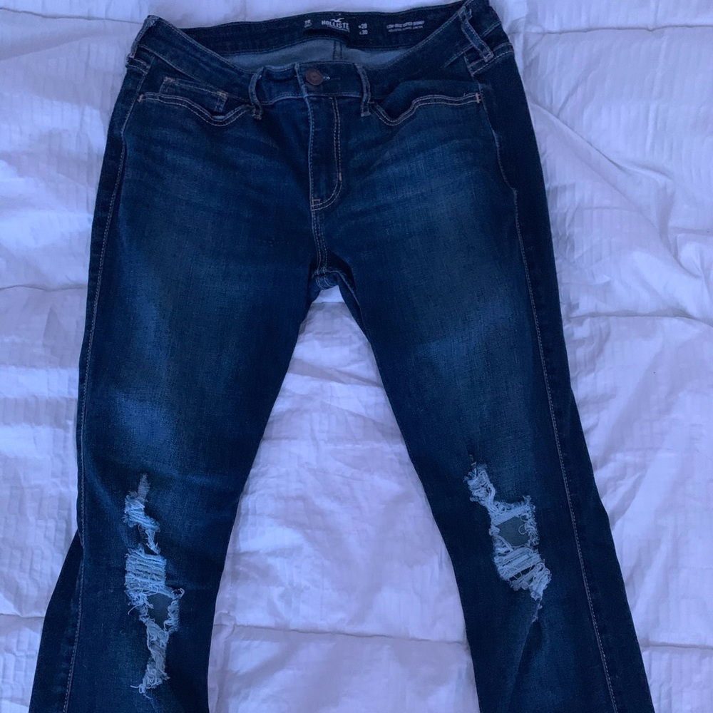 Hollister low rise skinny jeans